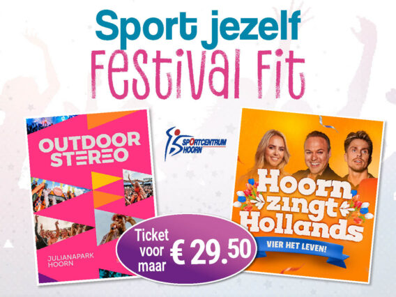 Sportcentrum Hoorn - Festival ticket stempelactie